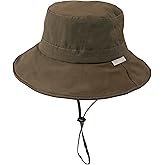CVAMKOYT Waterproof Bucket Hat, Wide Brim, UV Protection, Quick-Drying, for Fishing, Hiking, Safari, Outdoor, Men & Women