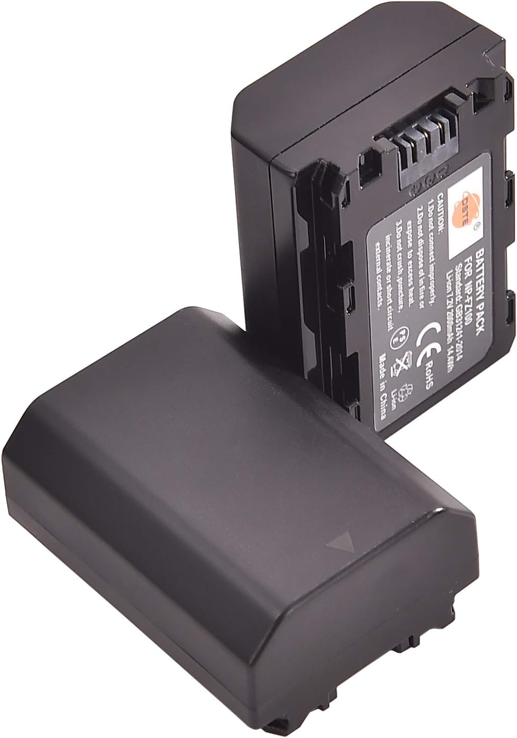 DSTE NP-FZ100 FZ100 Rechargerable Battery (2-Pack) and Smart LED Dual USB Charger Compatible with Sony Alpha 9 A9 A9S Alpha 9R A9R A7II A7RIII ILCE-7RM3 - Image 3
