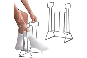 Momjoy Sock Aids for Putting on Socks,Under 16 in Compression Sock Aid Device, Sock Assistant Device no Bending,Sock Aid Device for Seniors, Sock Felper for Elderly & Those with Limited Mobility