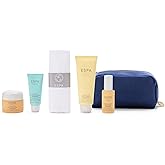 ESPA Radiant Glow Collection | Active Nutrients Spa Skincare Gift Set Worth over $300| 4-Step Routine with Cleanser, Enzyme Peel, Moisturiser & Hydration Mask, Cotton Cleansing Cloth & Cosmetic Bag