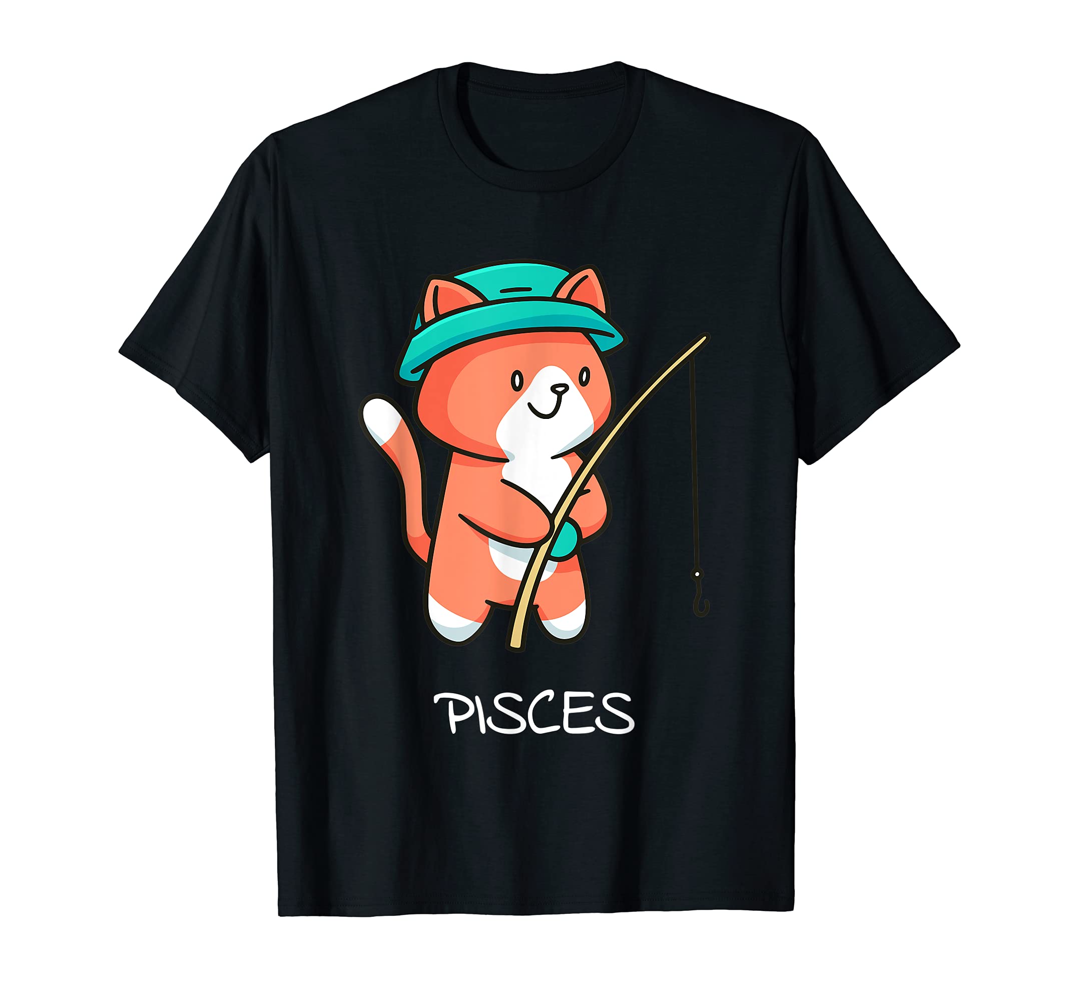 Pisces Cat Zodiac Signs Kawaii Astrology Cats Horoscope T-Shirt