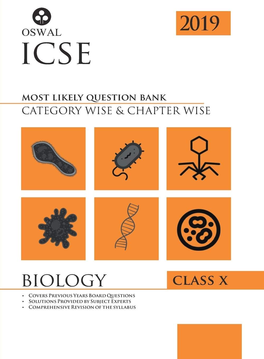 Most Likely Question Bank for Biology: ICSE Class 10 for 2019 Examination