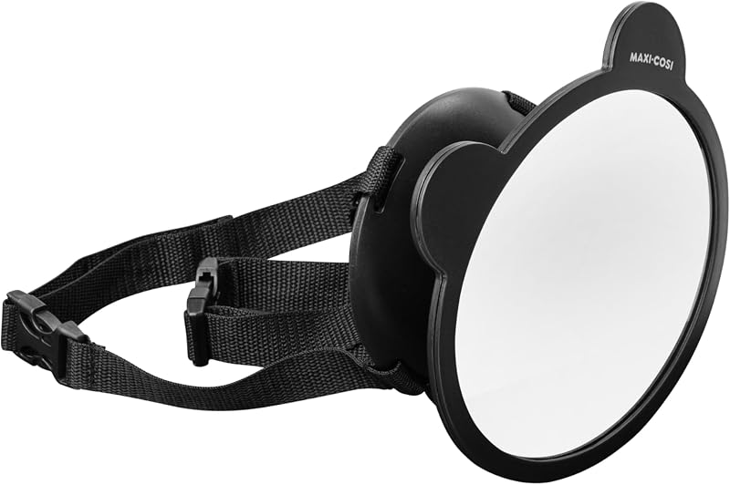 Maxi-Cosi Back Seat Mirror 360° Adjustable Wide View Crash Tested Black
