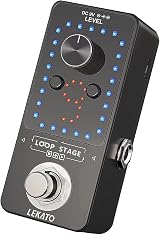 LEKATO Guitar Looper with Built-in Tuner, 9 Loop Tracks, 40 Min Overdub