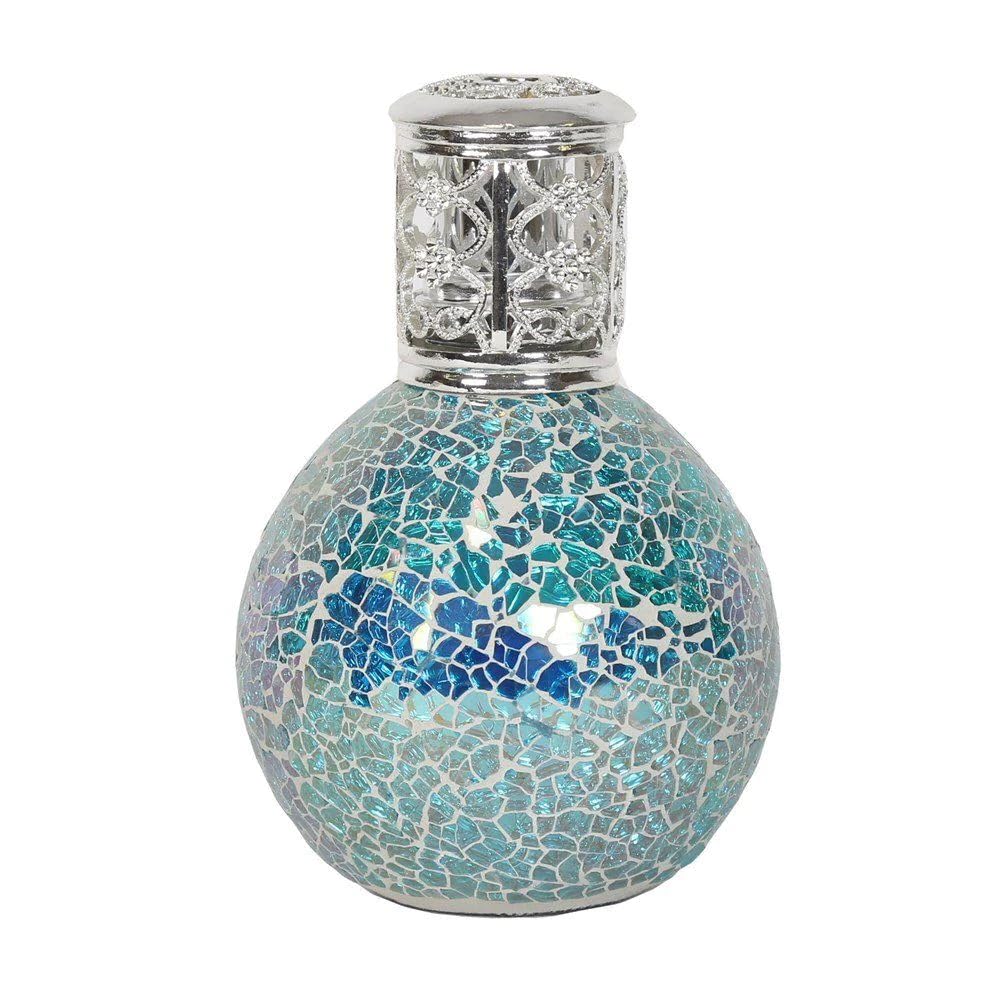 Aroma Aqua Blue Crackle Fragrance Lamp