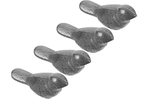 ULTECHNOVO 4pcs Reusable Cast Iron Bird Cooking Tool Natural Dietary Iron Supplement for Vegetarians Pregnant