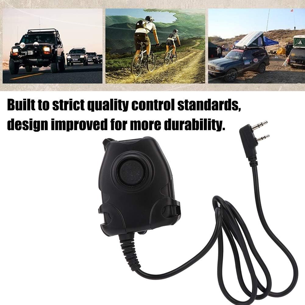 K Head Walkie Talkie Earphone PTT Adapter Head Cable Fits For H-777, R888s Plus, RT-5R,RT-5RV, RT1, RT2 - Image 5