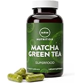 MRM Matcha Green Tea Capsules - For Women &amp; Men - 60 Servings | Natural Green Tea Leaf Capsules, Antioxidants, Caffeine, Vitamins &amp; Minerals for Daily Productivity, Vegan and Gluten-Free