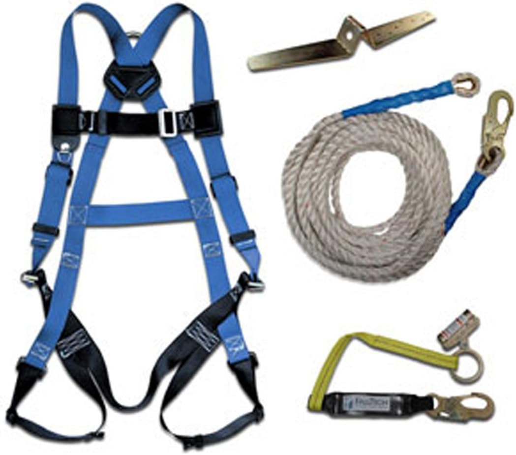 FallTech 7594A Contractor Harness RooferFoots Kit, Universal Fit