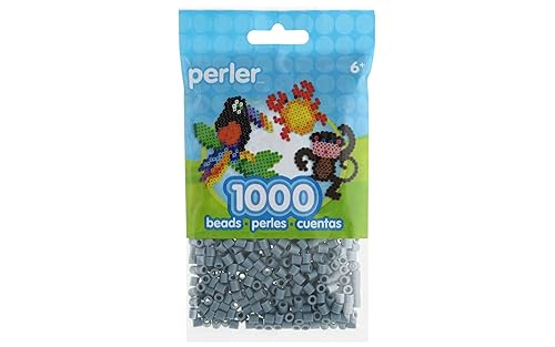Perler 80-15252 Bulk Fuse Beads for Craft Activities 1000pcs, Slate Blue, Small