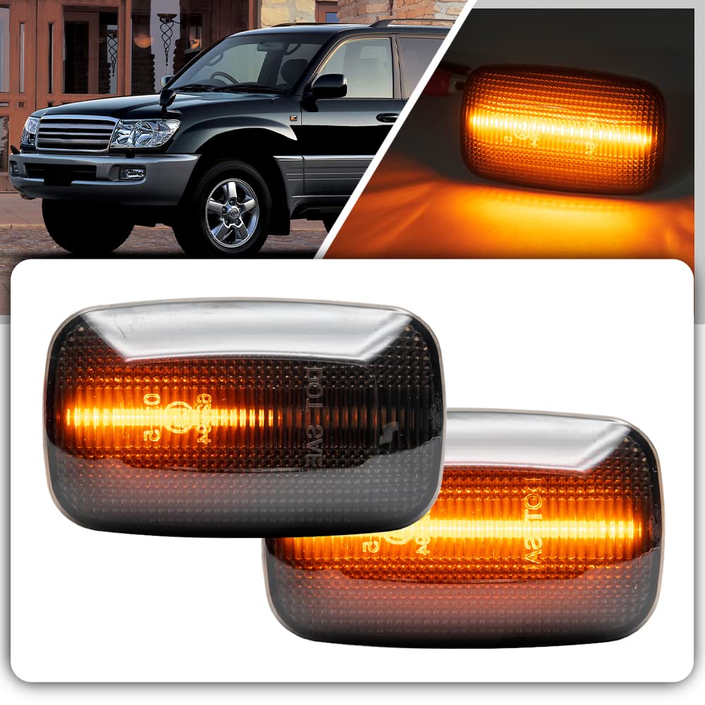 MKptopia 2PCS Led Dynamic Side Marker Turn Signal Light Sequential
