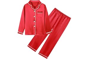 Umeyda Boys Pajamas Sets Long Sleeve Sleepwear 2 Piece Pjs Set