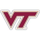 Virginia Tech Hokies 4 Inch Vinyl Decal Magnet Officially Licensed Collegiate Product