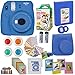 Fujifilm Instax Mini 9 Instant Camera Cobalt Blue + Fuji Instax Twin Pack (20PK) + Blue Camera Case + Frames + Photo Album + 4 Color Filters and More Top Accessories Bundle