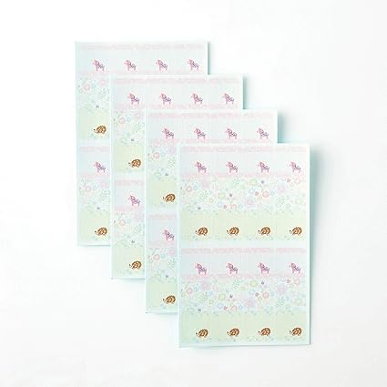 Amazon Co Jp ベルメゾン お名前シール ９６枚セット 名入れ無し 防水 ノンアイロン 洋服タグ 北欧ピンク 文房具 オフィス用品