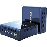 TUREWELL N100 Mini PC, Alder Lake N100 Quad-Core 3.4GHz, 16GB DDR4 512GB SSD Mini Desktop Computer, WiFi 6/BT5.2/USB3.0/OS 11, Triple 4K Display Gigabit Ethernet Computer for Home Office