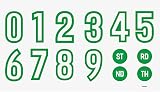 Unique Green & White 3D Soccer Banner 213cm – Jointed Decor view 3