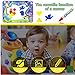 Stockyfy Aqua Magic Mat Water Doodle Mat Water Drawing Play Mat Size 29.5 × 20.4 Inches for Kids Boys Grils Educational Toys with 2 Magic Pens and Animals Templates
