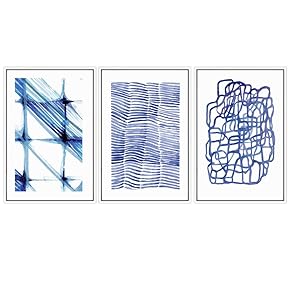 signwin 3 Piece Framed Canvas Wall Art Colorful...