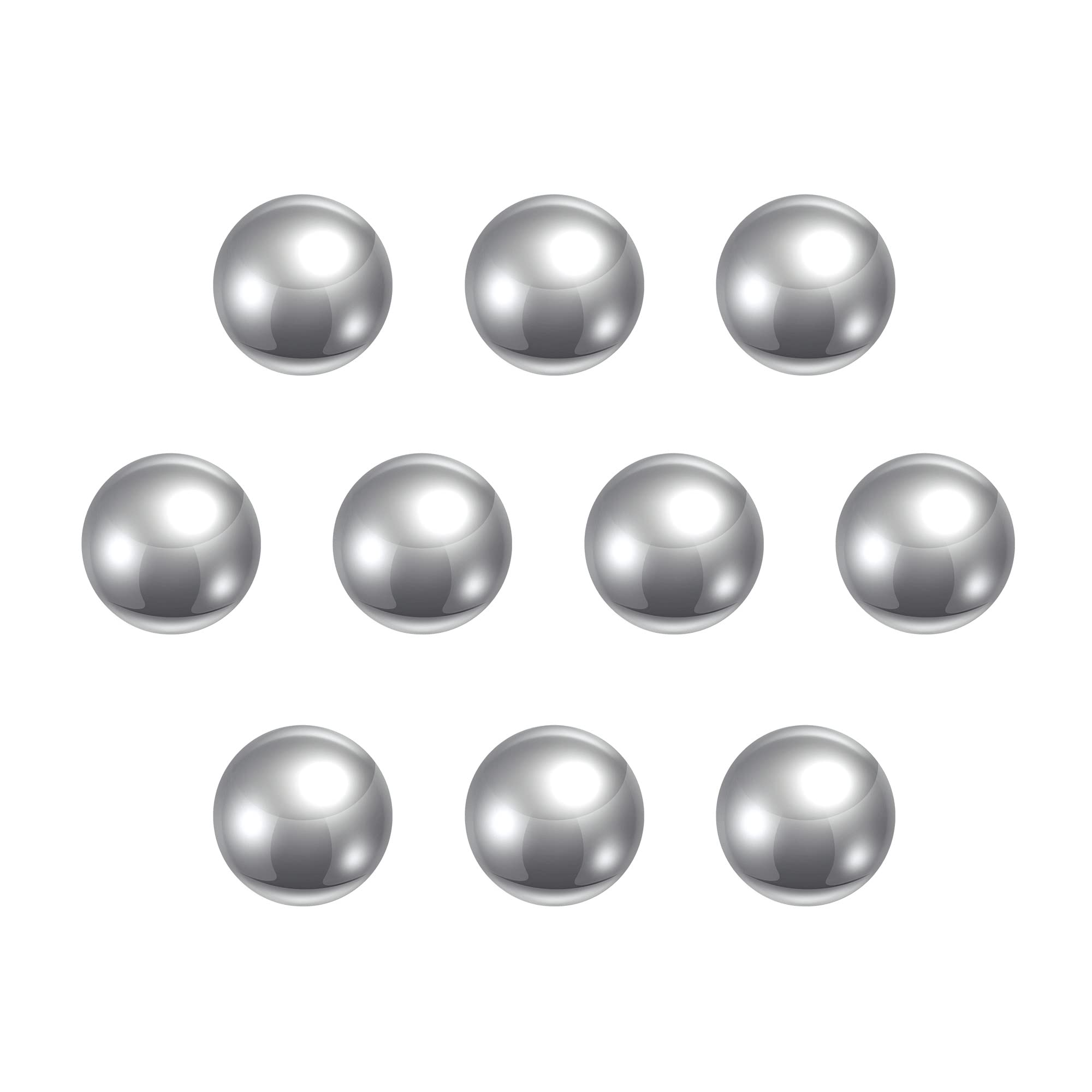 sourcing map 10pcs 13mm 440C Stainless Steel Bearing Balls G25 Precision