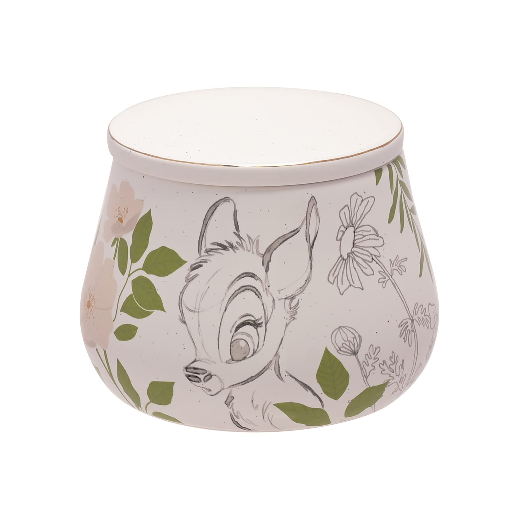 Disney Forest Friends Ceramic Lidded Trinket Box - Bambi