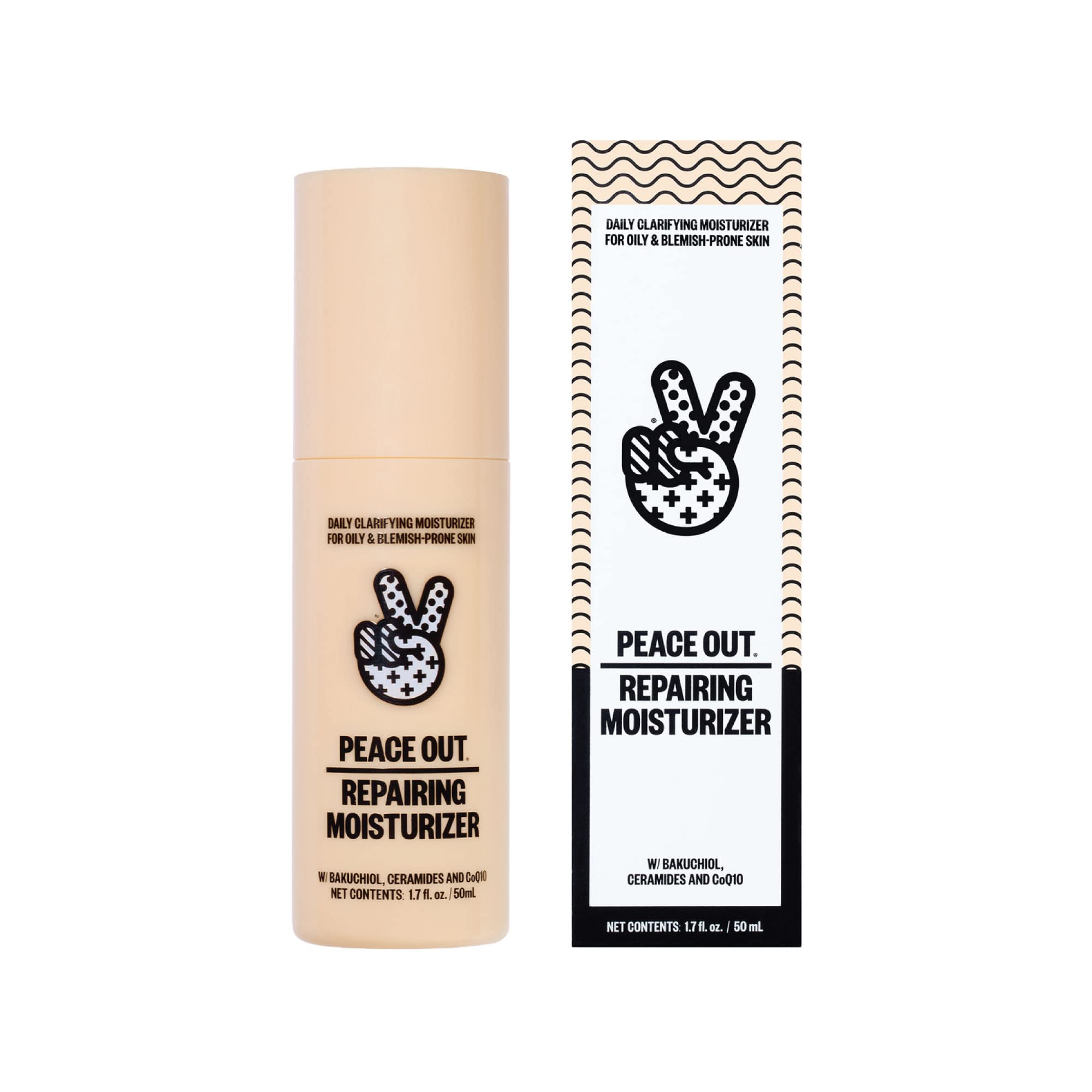 Peace Out Skincare Repairing Moisturizer, 50 ml