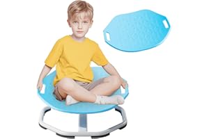 ONKO Sensory Spinning Chair for Autistic Kids, Autism Toddler Sensory Swivel Chair with Handles, Spinner Seat for Big Childrens 8-12, Sit and Spin Training Body Coordination