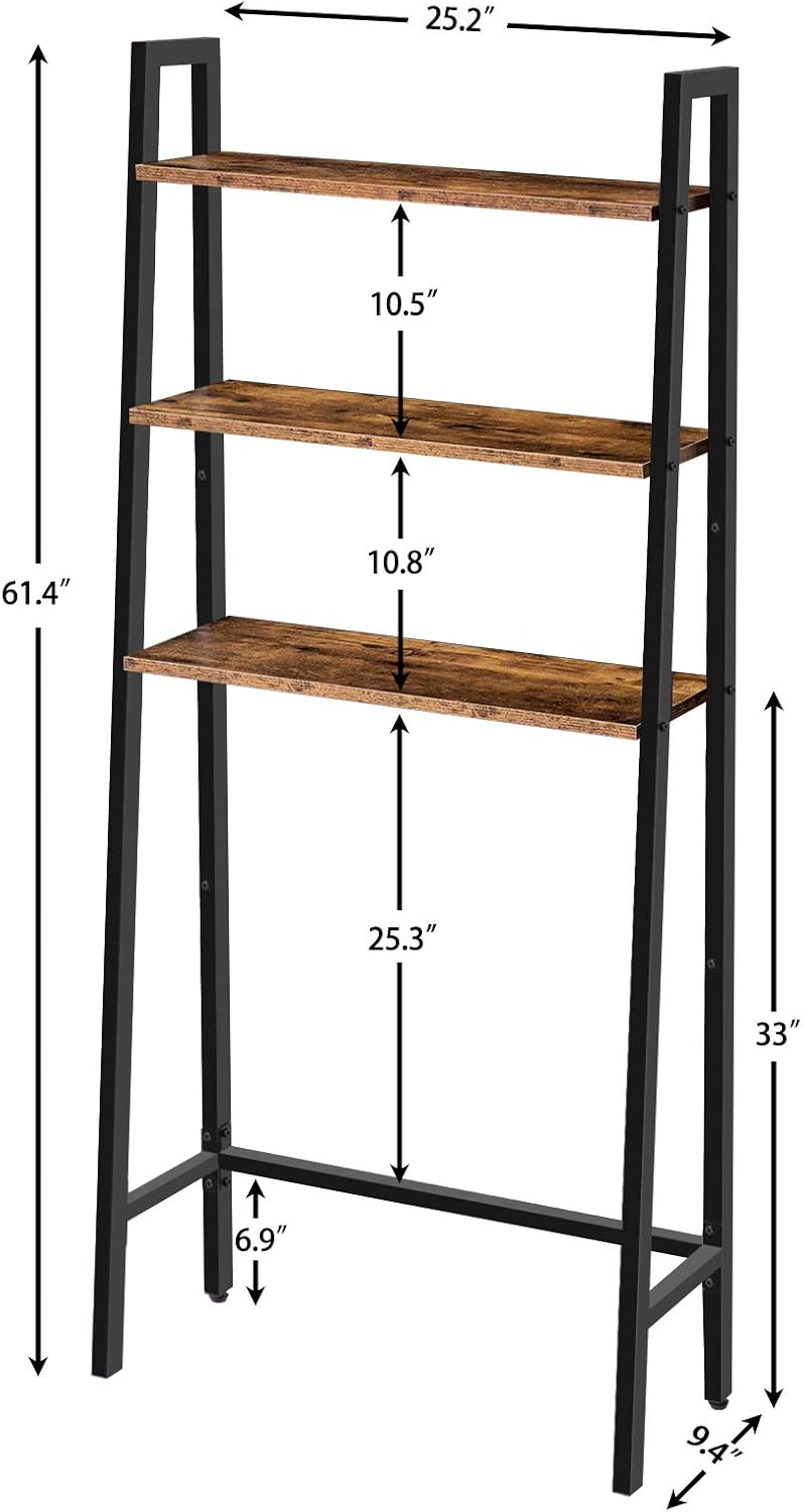 hoobro shoe rack on Industrial Multi Functional Over The Toilet Cabinet Stable Easy To Assemble Hoobro Bathroom Space Saver 3 Tier Toilet Storage Rack Rustic Brown Bf42ts01 Furniture Home Kitchen Brilliantpala Org