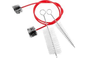 Toyvian Harmonica Cleaning Kit for Wind Instruments Interior Tube Brush and Dirt Removal Tool for Musicians