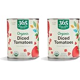 365 by Whole Foods Market, Tomatoes Diced Organic, 28 Ounce (Pack of 2)