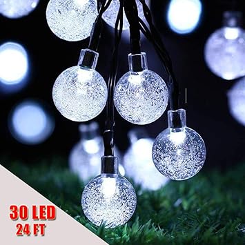 Usboo Outdoor Solar String Lights For Christmas Party Wedding Yard