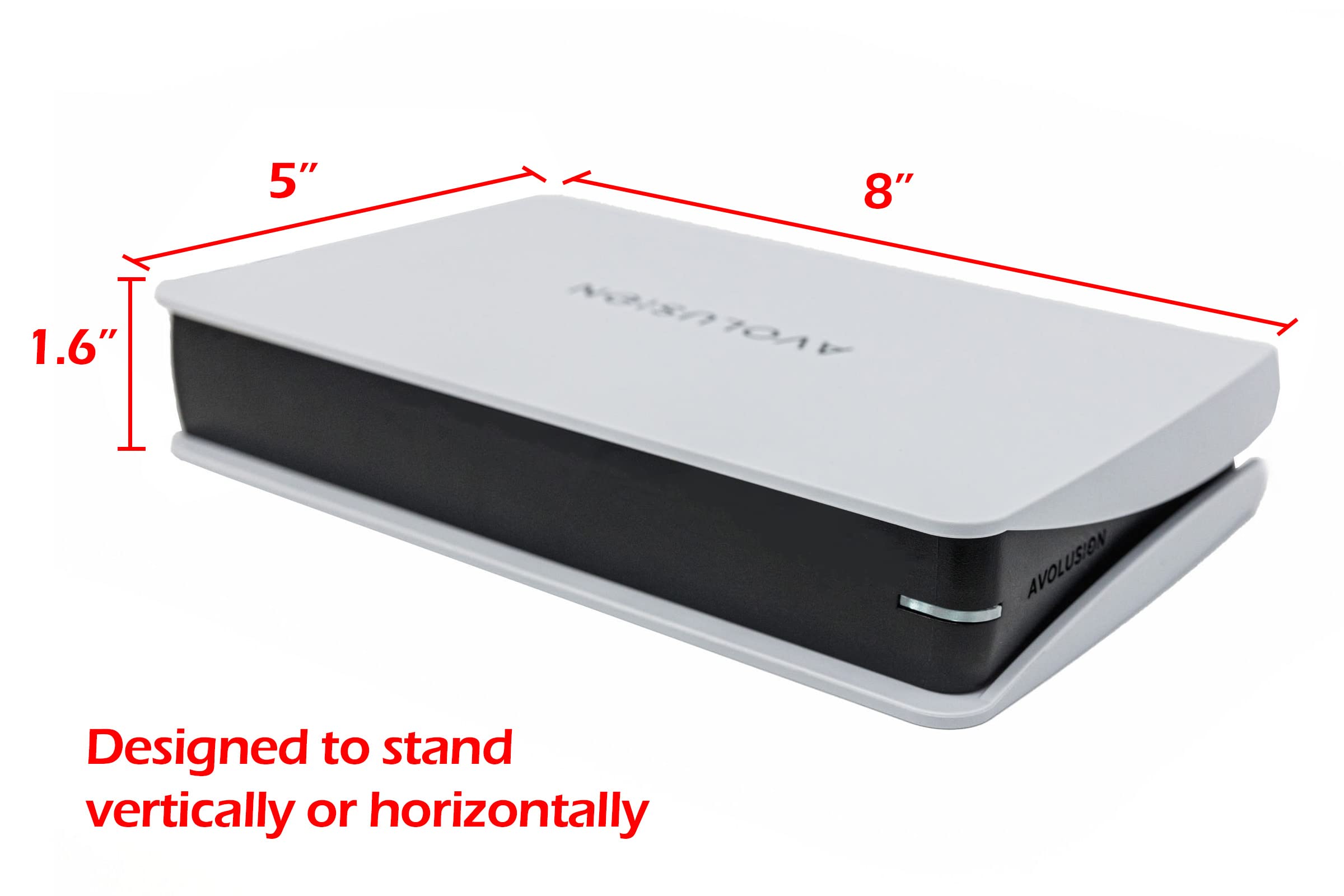 Avolusion PRO-5Y Series 14TB USB 3.0 External Hard Drive for WindowsOS Desktop PC/Laptop (White) (Renewed)
