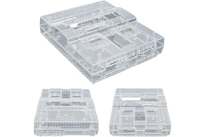 Hzxkqmil Replacement Housing Shell for SNES Console, Translucent Case Custom Shell Accssories for Nintendo SNES Retro Game Co