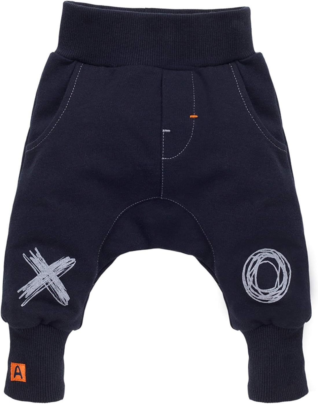 Pinokio Baby Boys Harem Trousers "Xavier" Pants Jogger Leggings Hiphop Aladdin, 100 % cotton, dark blue, toddler, stylish