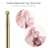 MelodySusie Nail Drill Bits Set Carbide 3/32 Inches 7pcs Gold view 6