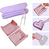 Kculswin 5mm Fuse Bead Single Needle Tweezer & Aligner Tray Kit, Efficient Iron Bead Sorting Tools with Effortless Beads Recovery, Birthday Easter Gifts for Women