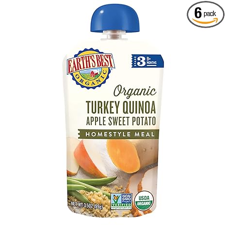 earth's best turkey baby food