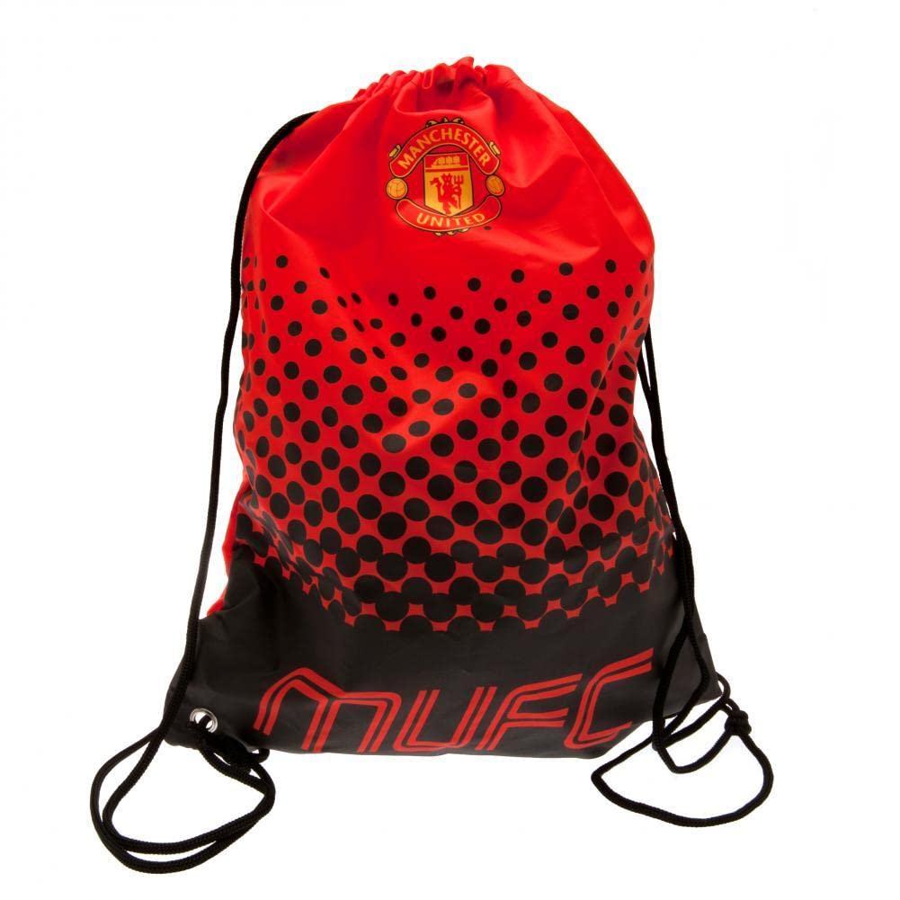 Manchester United FC 2427 Children's Unisex Drawstring Bag, Red