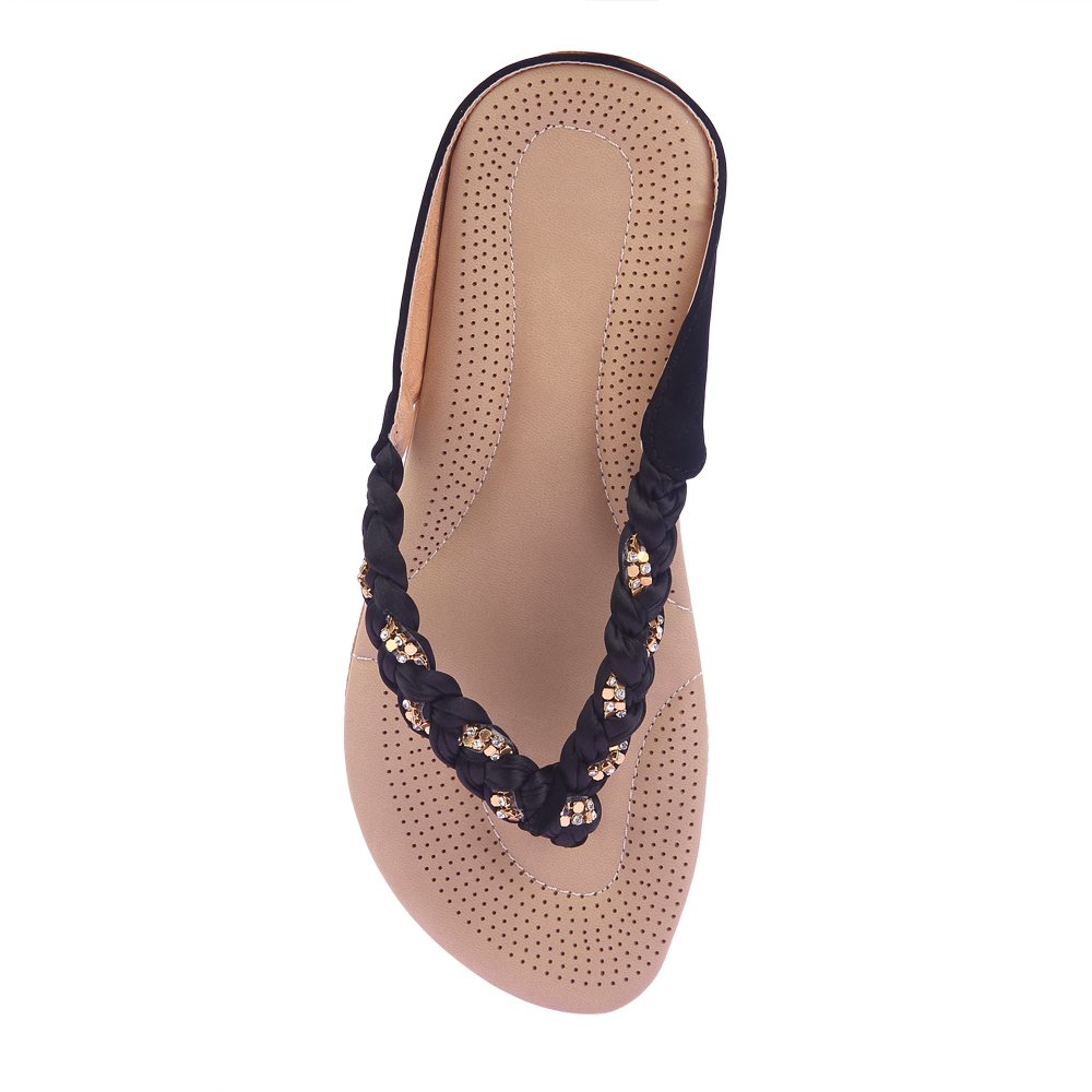 lotusfeet women black comfort chapple