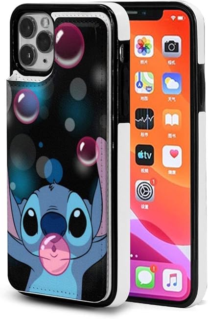 Amazon Co Jp スティッチ Iphone 11 ケース カード収納 手帳型 背面 Puケース Iphone11 カード収納 財布型 背面手帳型ケース スマホケース カバー 軽量 耐久性 便利 多機能 スタンド機能 家電 カメラ