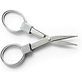 Coghlan's Stainless Steel Folding Scissors – Compact, Portable, Lightweight, and Durable; Perfect for Travel, Camping, First 