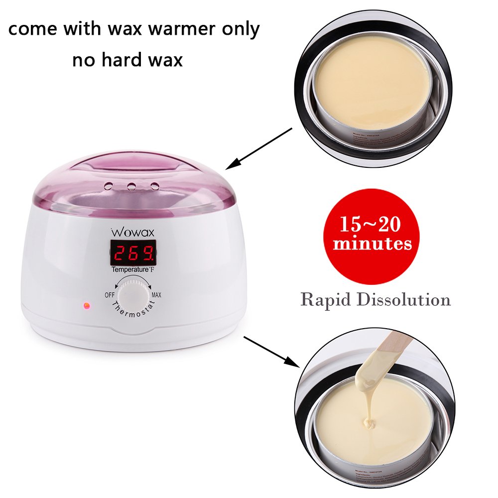 WOWAX Wax Warmer Hair Removal Wax Heater With 14oz Wax Melting Pot