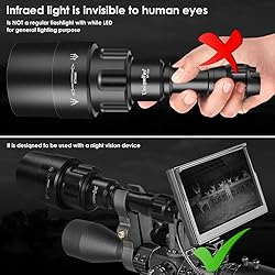UniqueFire 1605 850nm IR Illuminator Flashlight