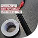 XFasten Black Gaffers Tape 2 Inch x 30 Yards (90 Feet) Residue-Free Matte Black Gaffer Tape 2 Inch Non-Reflective Easy-to-Tear Floor Tape for Electrical Cords