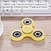 HITASION Hand Spinner Fidget Toys for Adults EDC ADHD Focus Ultra Durable High Speed 1-3 Min Smooth Spin Not Cracked (Yellow)
