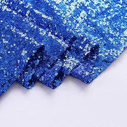 TRLYC Royal Blue Sequin Tablecloth - 60x84inch