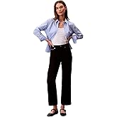 Calvin Klein Womens High Rise Ankle Bootcut Jeans