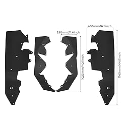 KEMIMOTO UTV Fender Flares Extensions Compatible