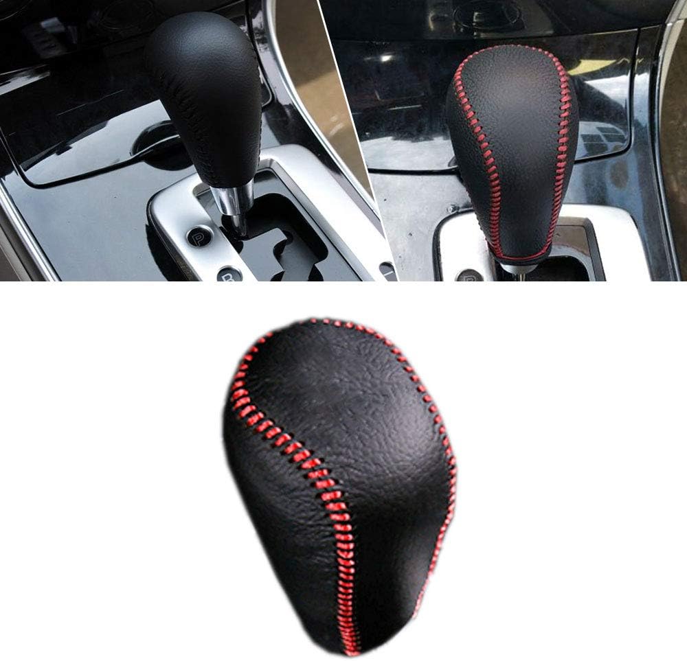 NonSlip Leather Gear Knob Stick Covers at for Mazda Axela