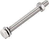 Sourcing Map M10 x 100mm Hex Head Screws Set 4 Kits 304 Stainless Bolts Nuts view 5